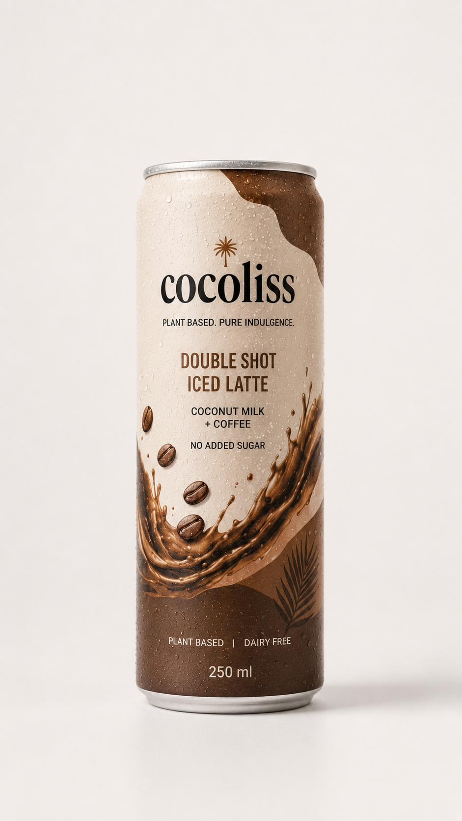coconut milk Double Shot Iced Latte