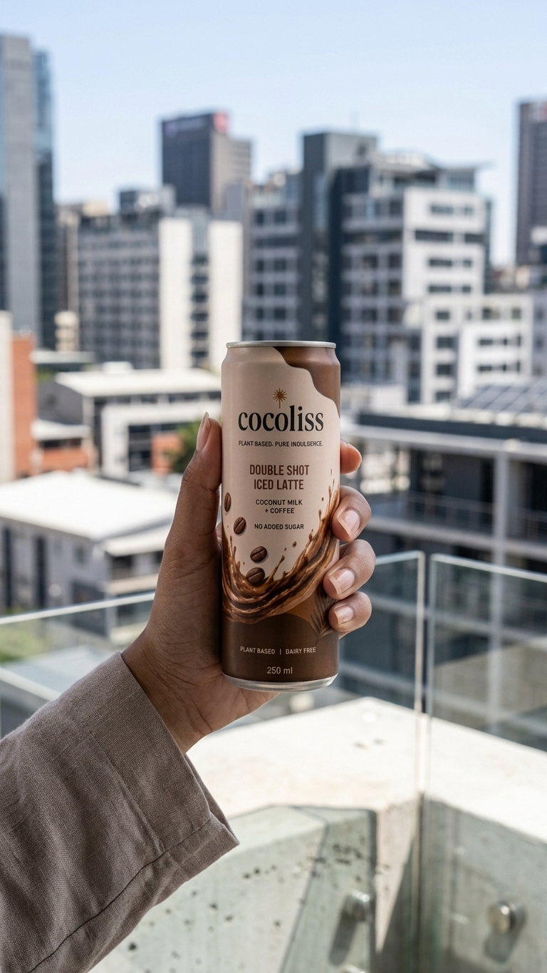 coconut milk Double Shot Iced Latte